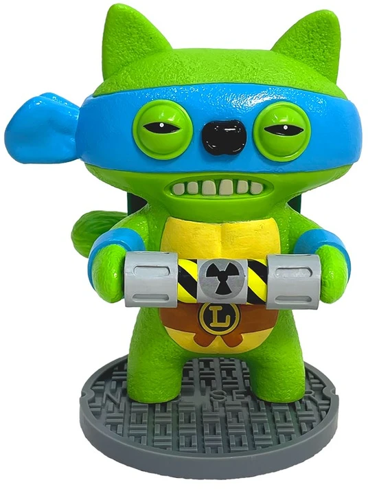 Pmi Kids World FUGGLER S2 SWAP & STYLE FIGURES - 2 PACK (LEONARDO & MICHELANGELO)