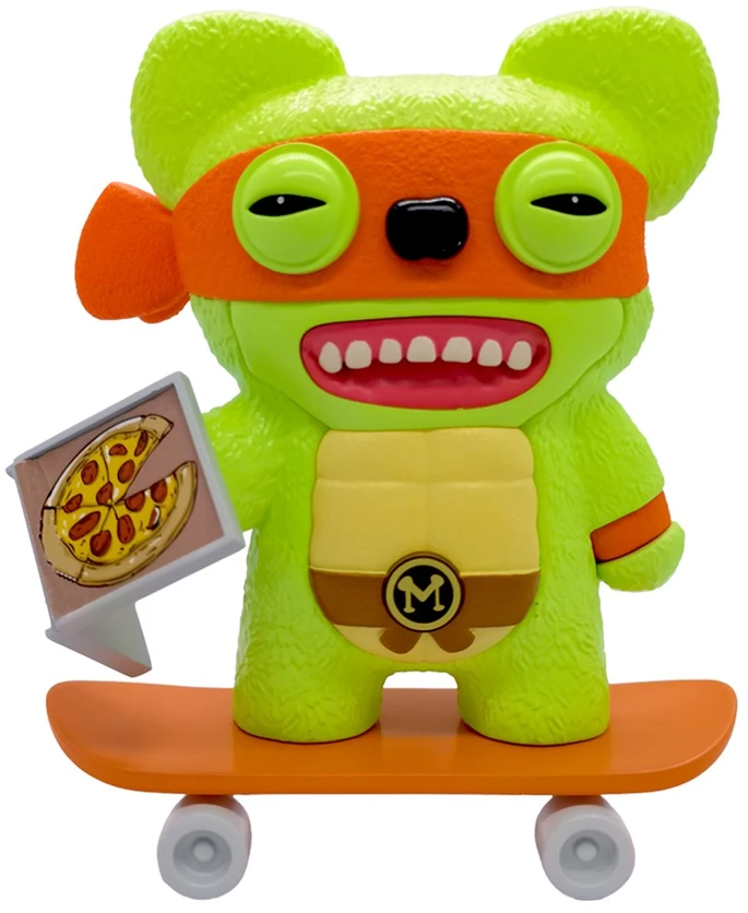 Pmi Kids World FUGGLER S2 SWAP & STYLE FIGURES - 2 PACK (LEONARDO & MICHELANGELO)