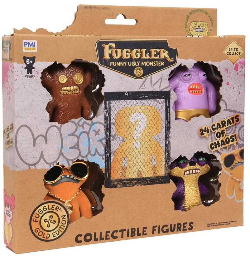 Pmi Kids World FUGGLER S3 AUKSINIO LEIDIMO FIGŪRĖLĖS - 5 PRABANGIŲ DĖŽUTĖ (Asortimentas)