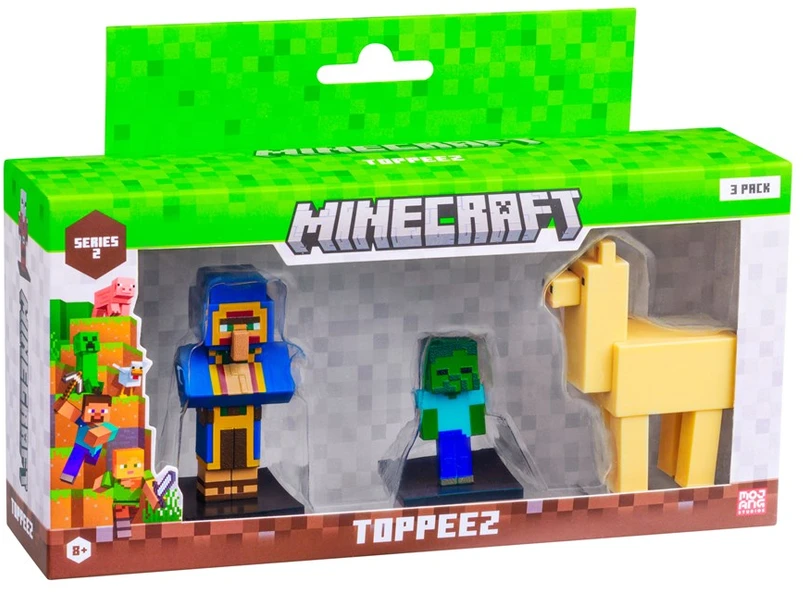 Pmi Kids World MINECRAFT S2 FIGŪRĖLĖS – 3 vnt. PAKELIS (ASORTIMENTAS)