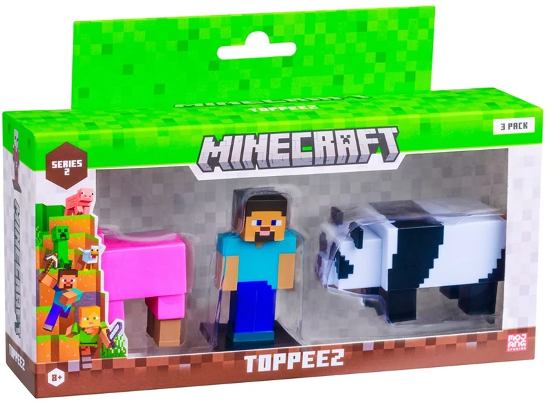 Pmi Kids World MINECRAFT S2 FIGŪRĖLĖS – 3 vnt. PAKELIS (ASORTIMENTAS)