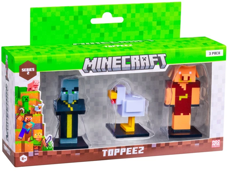 Pmi Kids World MINECRAFT S2 FIGŪRĖLĖS – 3 vnt. PAKELIS (ASORTIMENTAS)