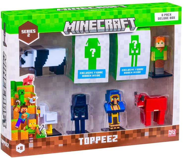 Pmi Kids World MINECRAFT S2 FIGŪRĖLĖS - 8 PRABANGIŲ DĖŽUTĖ (Asortimentas)