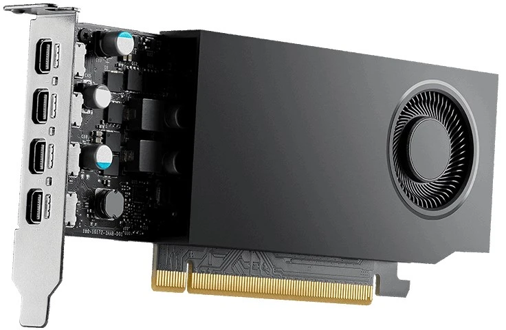 PNY NVIDIA A400 4 GB žemo profilio PCI-Express 3.0 x 16, LP4 GB GDDR6 64 bitų 3x Mini DP 1.4 diegimo vadovas, palaikymo vadovas 4x mDP į DP adapteris, 1x LP laikiklis