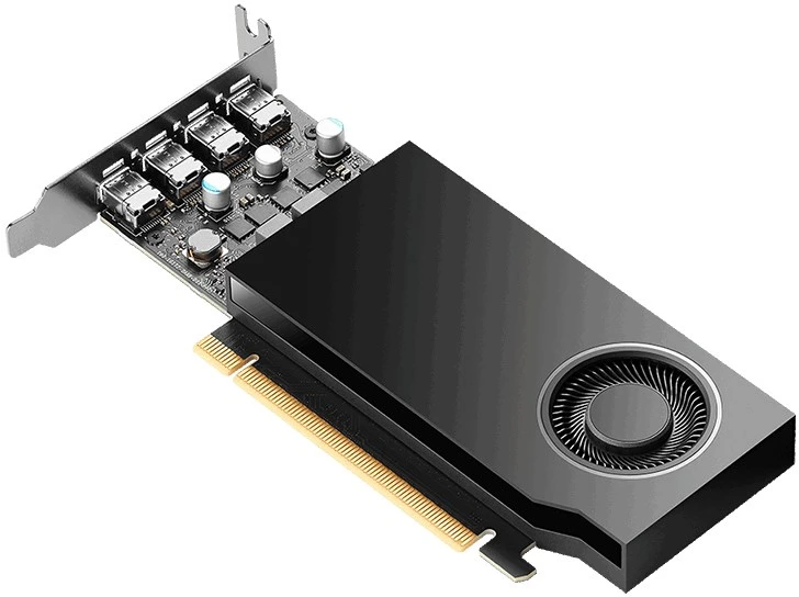 PNY NVIDIA A400 4 GB žemo profilio PCI-Express 3.0 x 16, LP4 GB GDDR6 64 bitų 3x Mini DP 1.4 diegimo vadovas, palaikymo vadovas 4x mDP į DP adapteris, 1x LP laikiklis