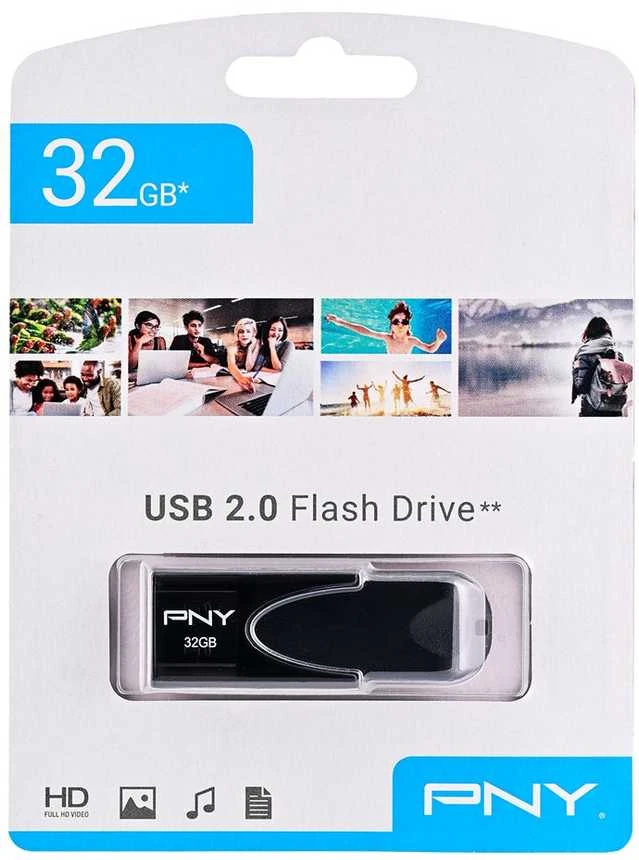 PNY USB-Stick Attaché 4 2.0 32GB skaitymas 25MB/S rašymas 8MB/S