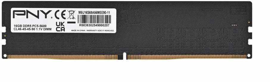 RAM Pny Technologies PNY Performance DDR5 5600MHz 16G atminties modulis 16 GB 1 x 16 GB 288 kontaktų DIMM