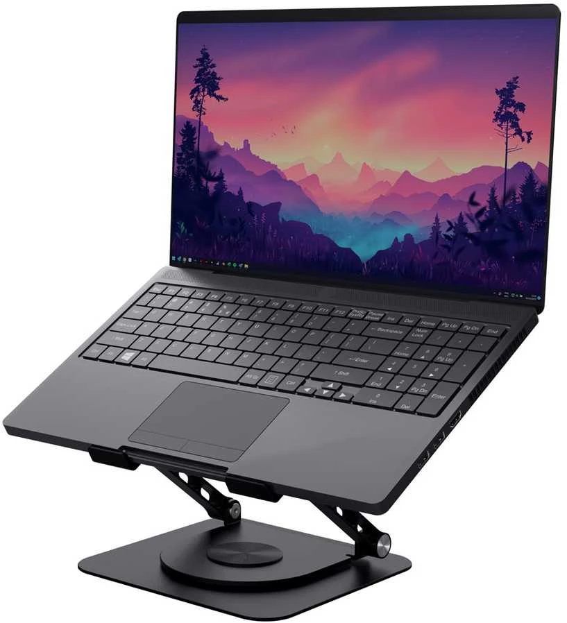 Trust Zeff Metal Juodas - notebook stand 40.6 cm (16"), juodas