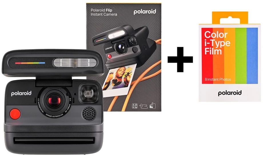 Polaroid Flip 79 x 79 mm Juodas