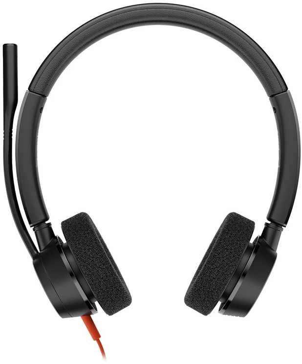 HP Poly Blackwire 3320 laidinės stereo ausinės su USB-C į USB-A adapteriu (8X219AA)
