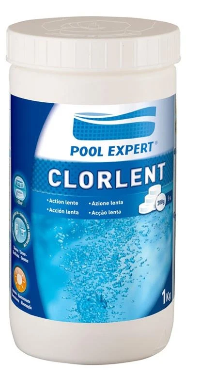 Pool_Expert Priemonė baseino vandens dezinfekcijai Pool Expert Clorlent, 1kg