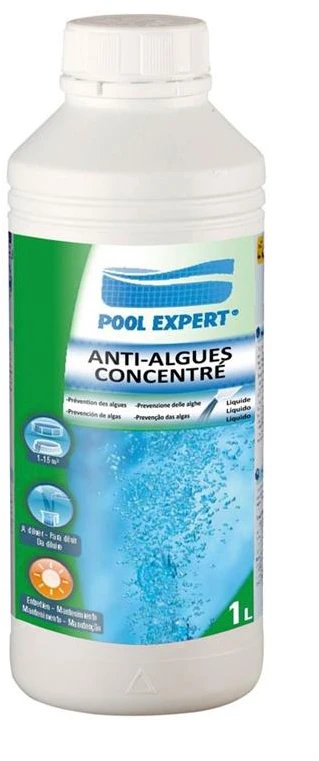 Pool_Expert Priemonė nuo dumblių susidarymo Pool Expert Anti-Algues, 1 l