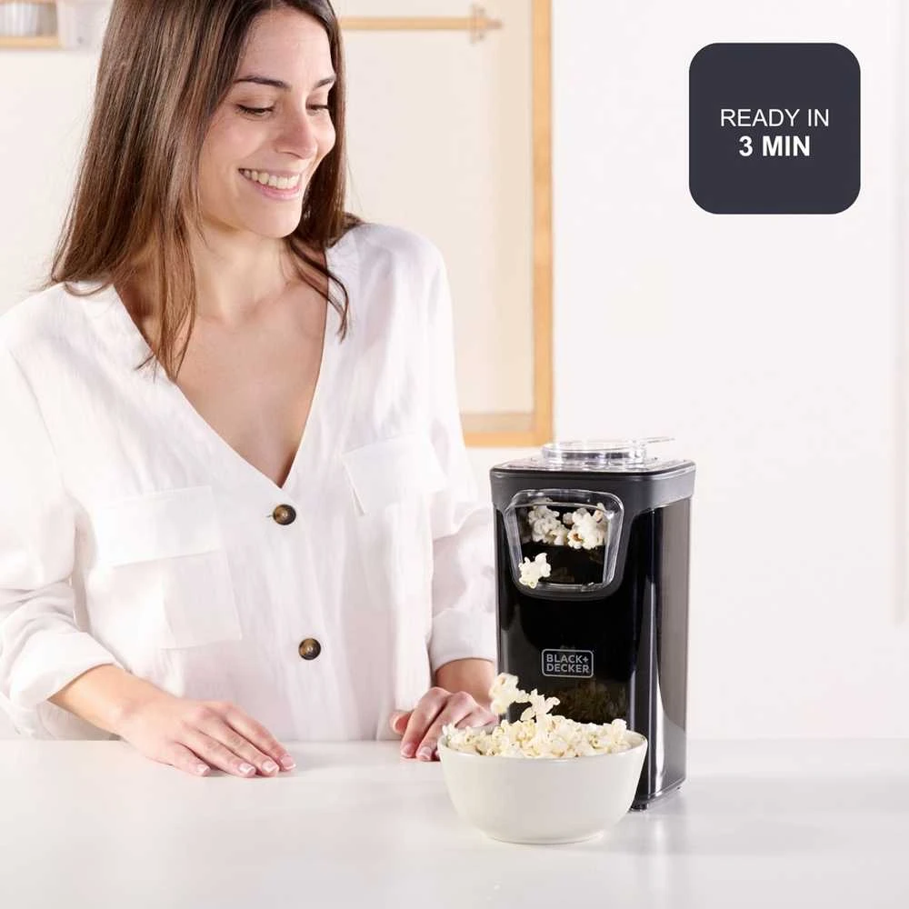 Black & Decker Juodas & Decker Spragėsių Gaminimo Aparatas - Juodas & Decker 1100 W