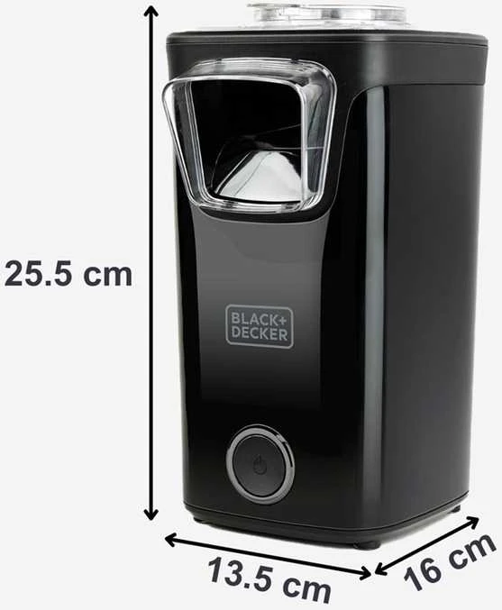 Black & Decker Juodas & Decker Spragėsių Gaminimo Aparatas - Juodas & Decker 1100 W