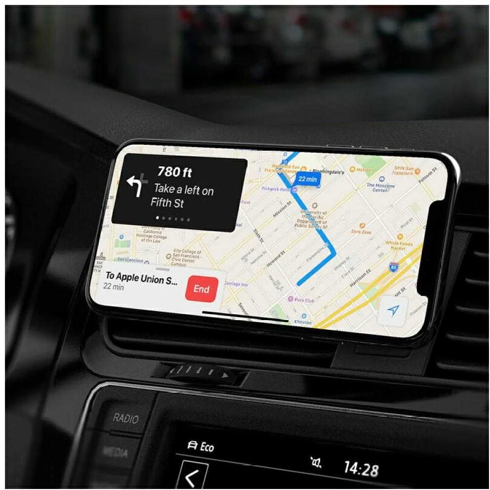 Popsockets Car Vent 2 + PopGrip juodos spalvos