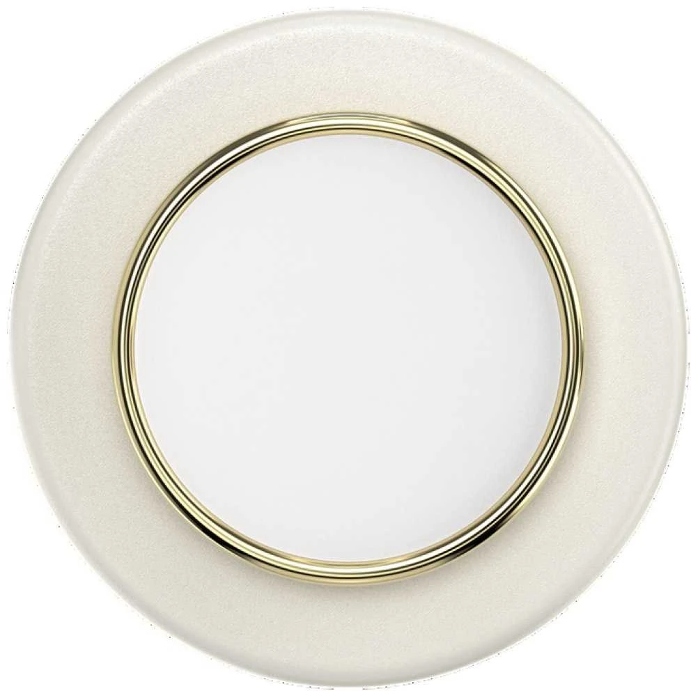 Laikiklis ir stovas telefonui „Popsockets Round Luxe Coconut Creme Enamel MagSafe“ smėlio spalvos 8