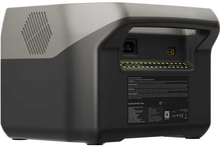 EcoFlow RIVER 2 Max nešiojamoji maitinimo stotis, 512Wh, 500W, X-Boost, EPS