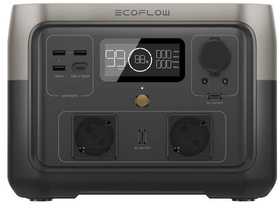 EcoFlow RIVER 2 Max nešiojamoji maitinimo stotis, 512Wh, 500W, X-Boost, EPS