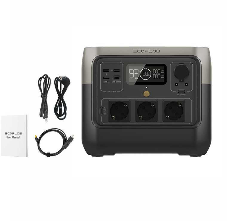 EcoFlow RIVER 2 Pro nešiojamoji elektrinė, 768Wh, 800W, 1600W