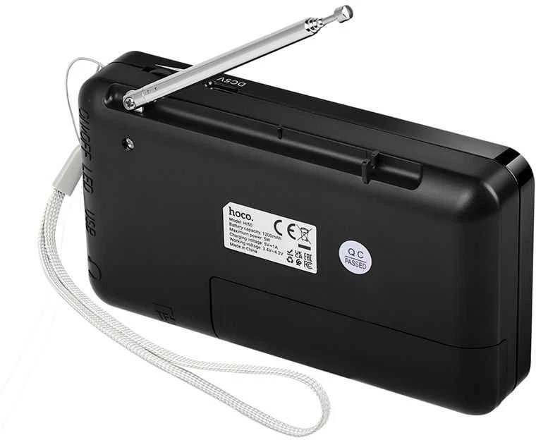 Portable radio Hoco HI50 juodas