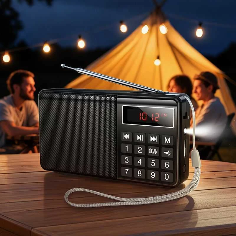 Portable radio Hoco HI50 juodas