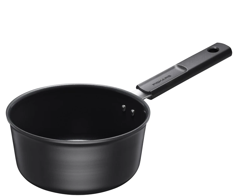 Fiskars Hard Face puodas viena rankena 1,8L su dangčiu