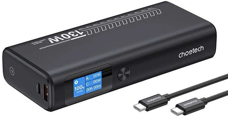 Power Bank Choetech B702 20000mAh PD100W 2C1A (Pilkas)