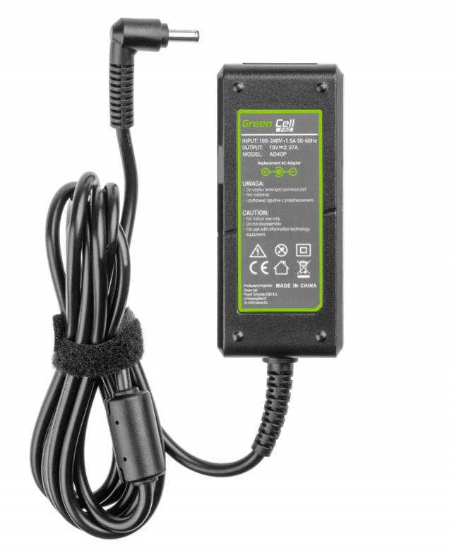 GREENCELL AD40P Žalias Cell PRO 19V 2.37A 45W maitinimo įkroviklis, skirtas Asus R540 X200C X200M X201