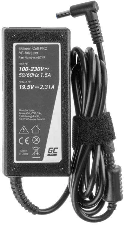 Nešiojamų kompiuterių įkroviklis Greencell AD74P PRO 45W 19.5V HP