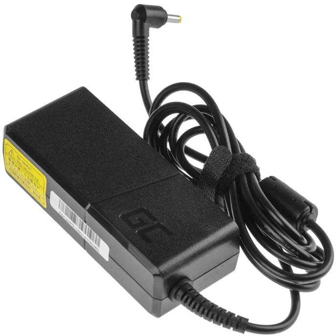 GREENCELL AD123P Žalias Cell PRO įkroviklis / kintamosios srovės adapteris, skirtas Lenovo 65W / 20V 3.25A / 4.0mm-1.7mm