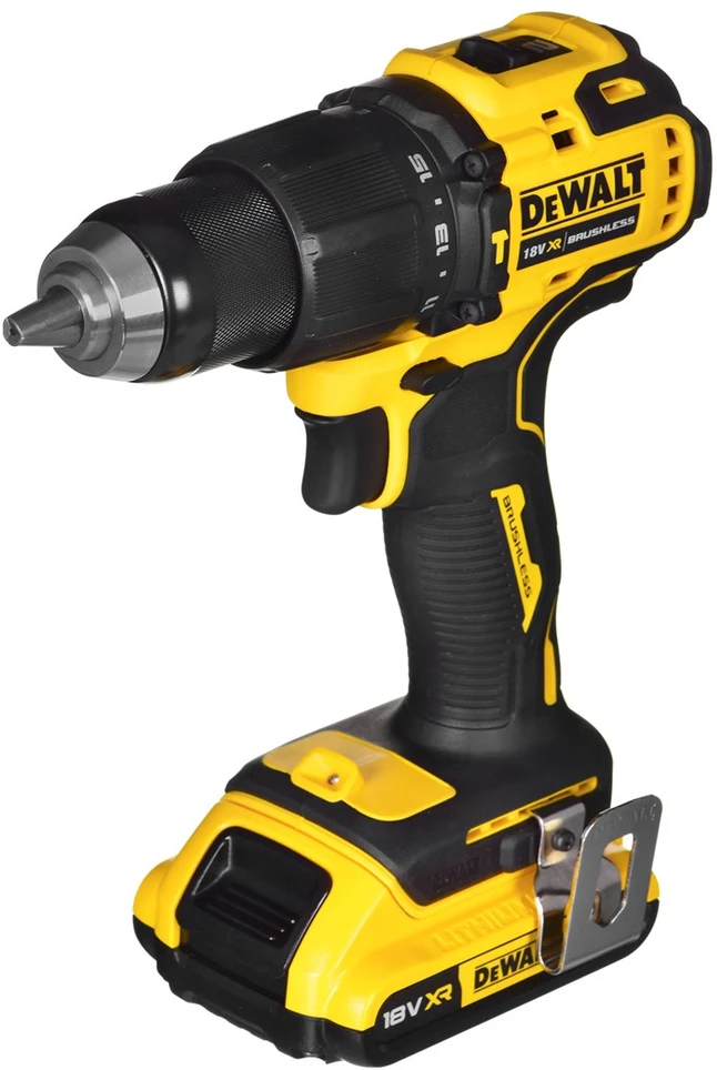 Įrankių komplektas Dewalt 18V 2x2,0Ah DCD709 + DCF809 DCK2062D2T