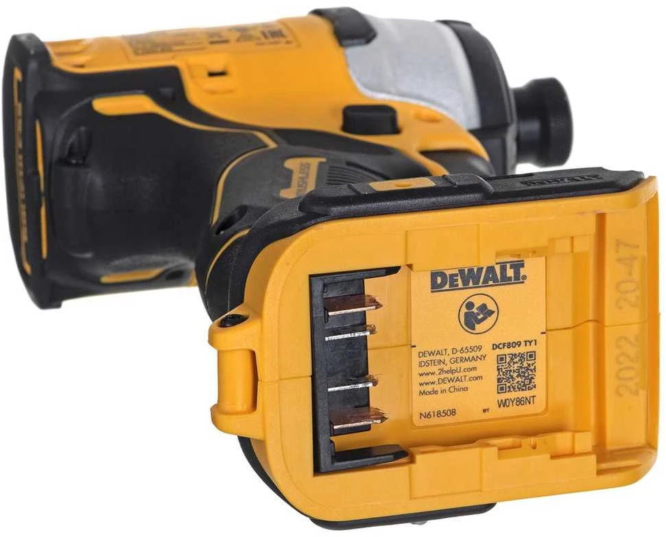 Įrankių komplektas DeWalt DCK2062M2T-QW(DCD709 + DCF809); 18 V; 2x4,0 Ah akum.