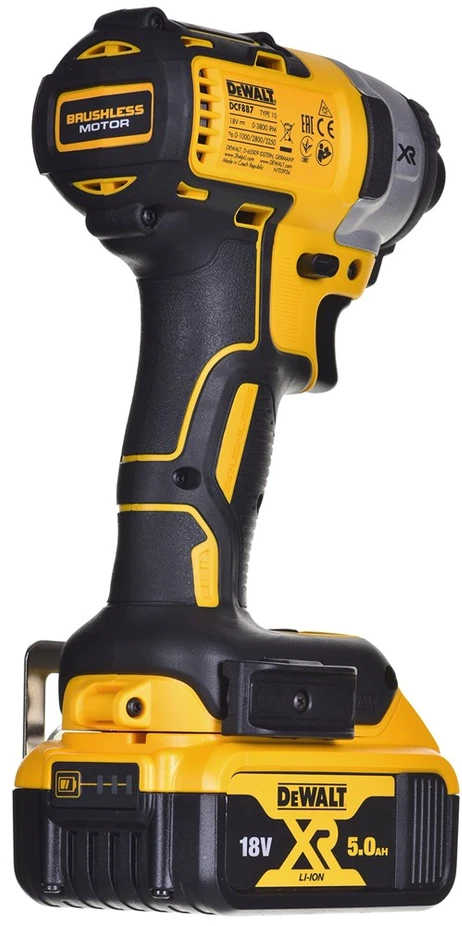 Akumuliatorinių įrankių rinkinys DEWALT DCK368P3T, DCD796 + DCF887 + DCH273 | 18V | 3x4.0Ah | 2xTSTAK II