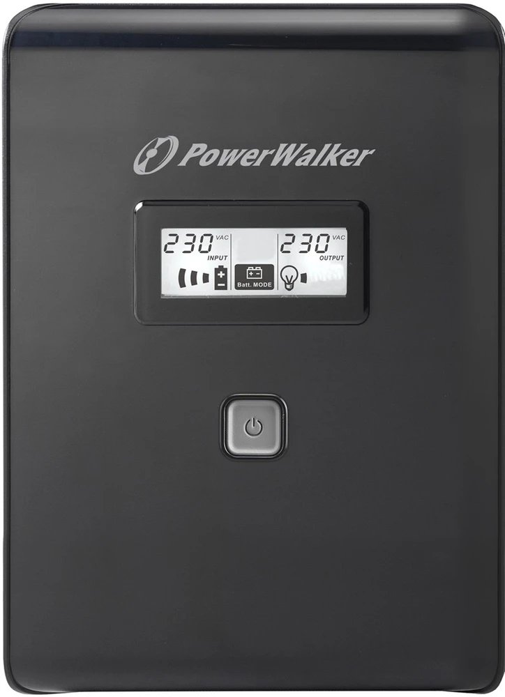 Bluewalker POWERWALK VI 2000 LCD Power Walker UPS Line-Interactive 2000VA 2x SCHUKO, 2x IEC, RJ11/RJ45, USB, LCD
