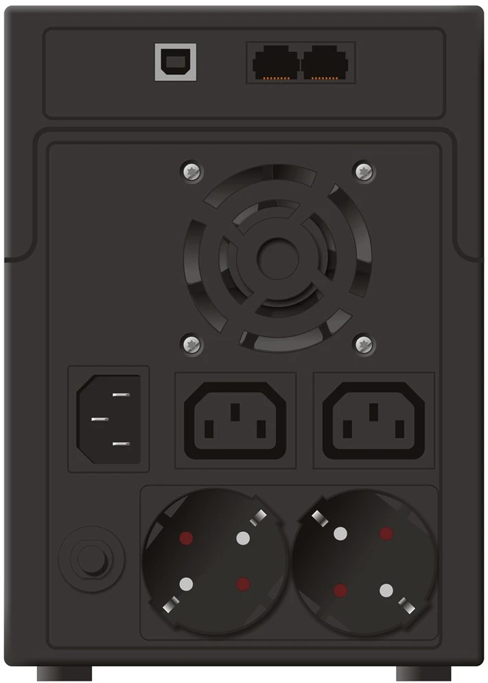 POWERWALK VI 2200 SH Power Walker UPS Line-Interactive 2200VA 2x SCHUKO, 2x IEC C13, RJ11/RJ45, USB