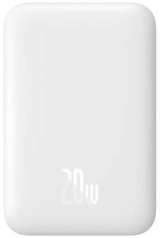 Baseus Magnetic Mini 6000mAh 20W MagSafe Powerbank (balta)