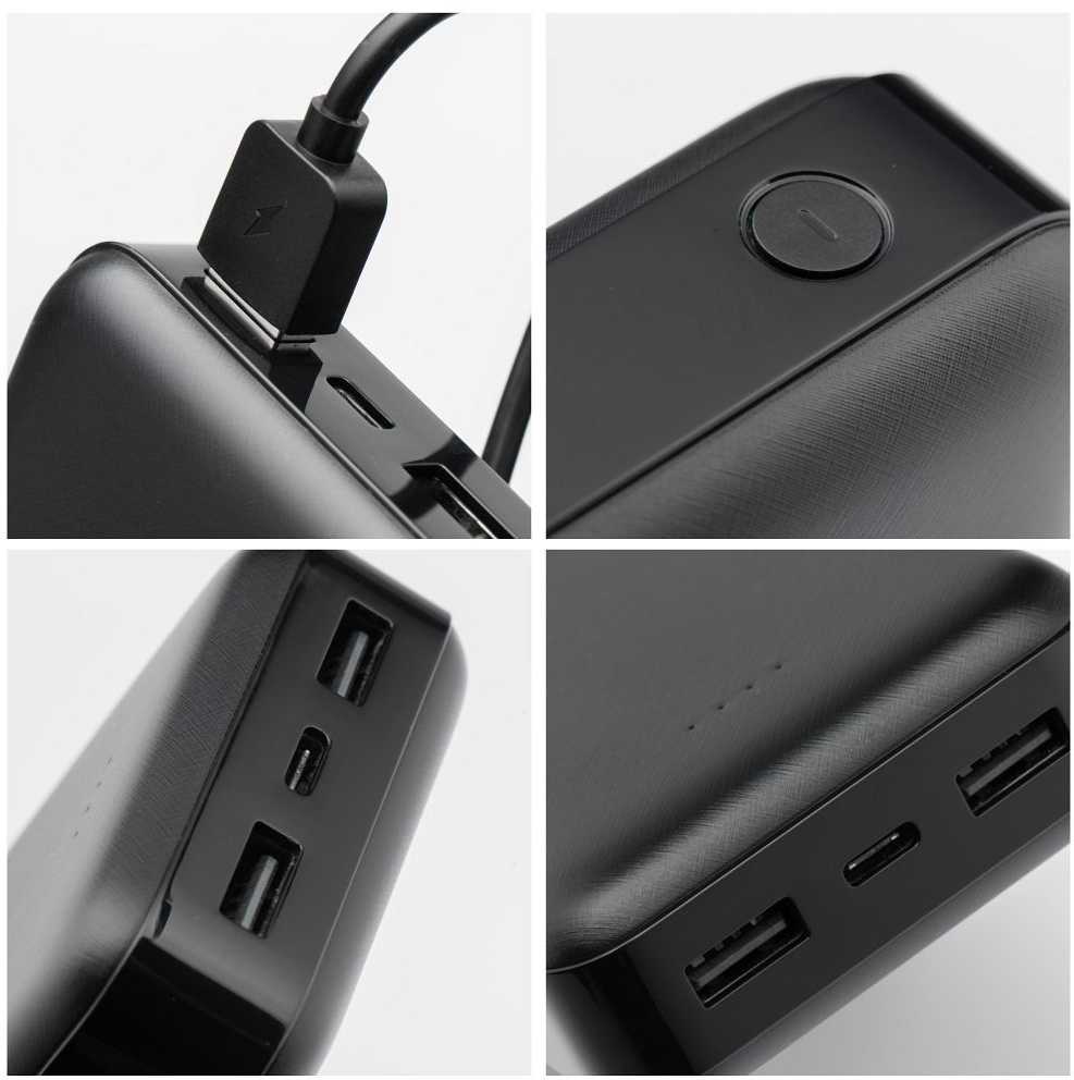 BlueStar Powerbank Blue Star W2015 2.1A 20000 mAh juodas