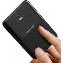 Powerbank Charmast S12 ( W1150 ) PD QC3.0 20W 10000 mAh Slim juodas