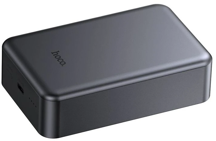 Powerbank compatible with MagSafe 20000 mAh QC PD 2A 20W Hoco J160B metal pilka