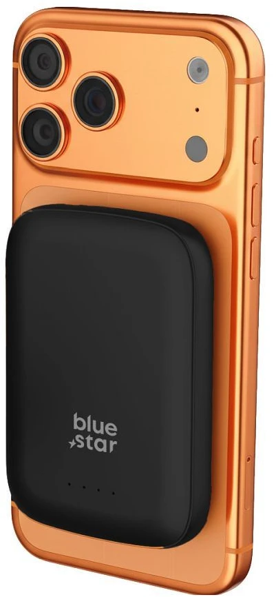 BlueStar Powerbank compatible with MagSafe Blue Star Slim DG-P8 15W 5000 mAh juodas