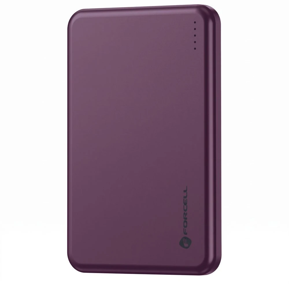 Powerbank compatible with MagSafe Forcell F-Energy Slim F5K9 QC4.0 PD3.0 15W 5000 mAh cherry