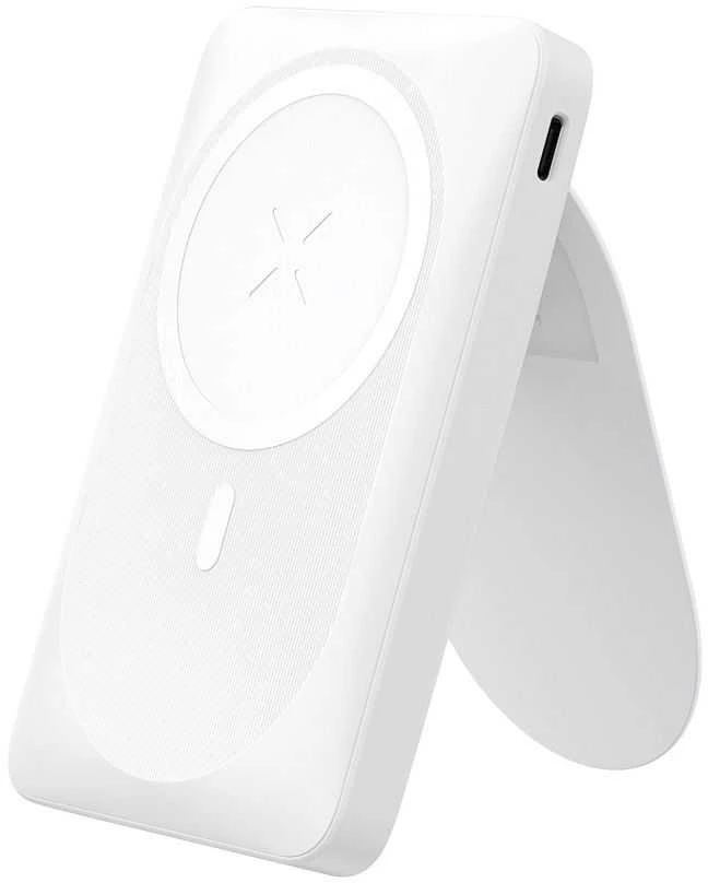 Nešiojamoji baterija, suderinama su „MagSafe Forcell F-Energy MagStand F10K2 QC3.0 PD 5A 20W 10000 mAh baltas“