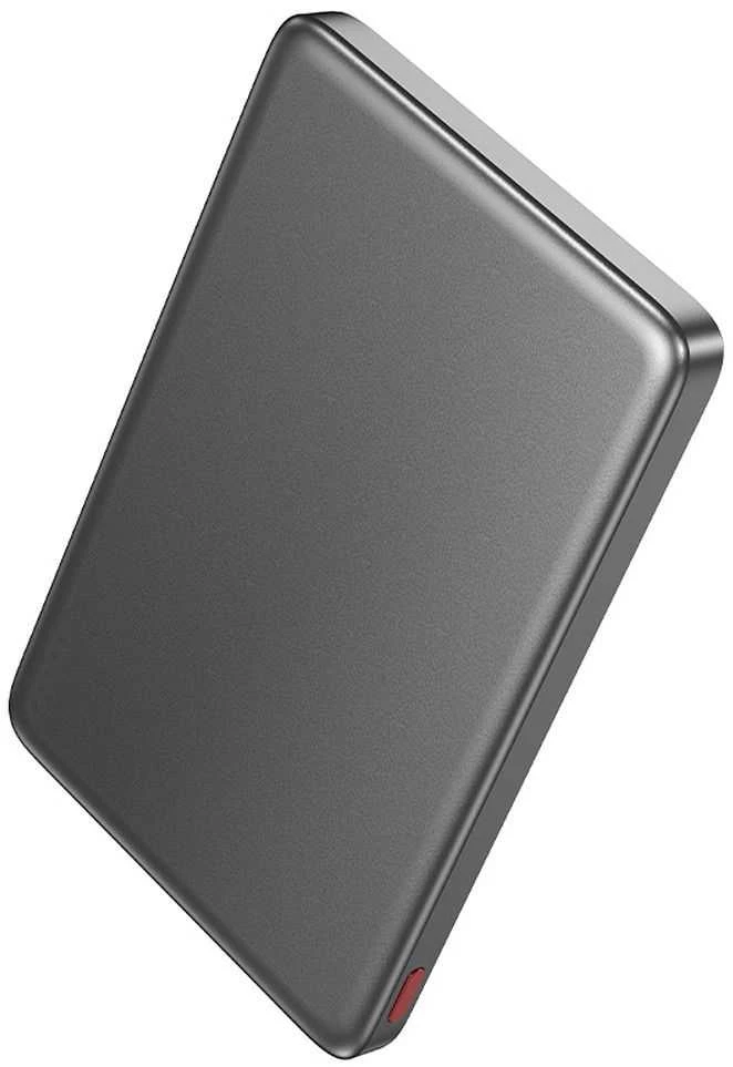 Powerbank compatible with MagSafe Hoco 5000 mAh QC PD 2A 20W Q26 metal pilka