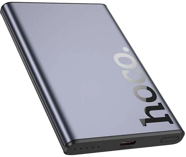 „MagSafe Hoco 5000 mAh QC PD 20W Q32“ metalinis pilkas nešiojamas akumuliatorius