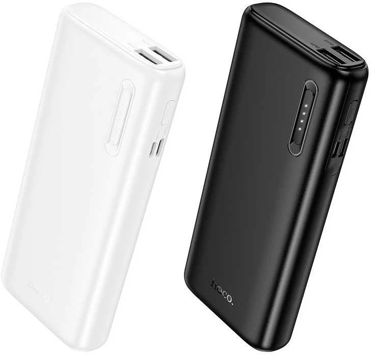 Hoco 10000 mAh 2A J158A Powerbank (baltas)