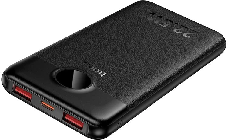Powerbank Hoco 10000 mAh QC 22,5W+PD 20W LED J172 juodas