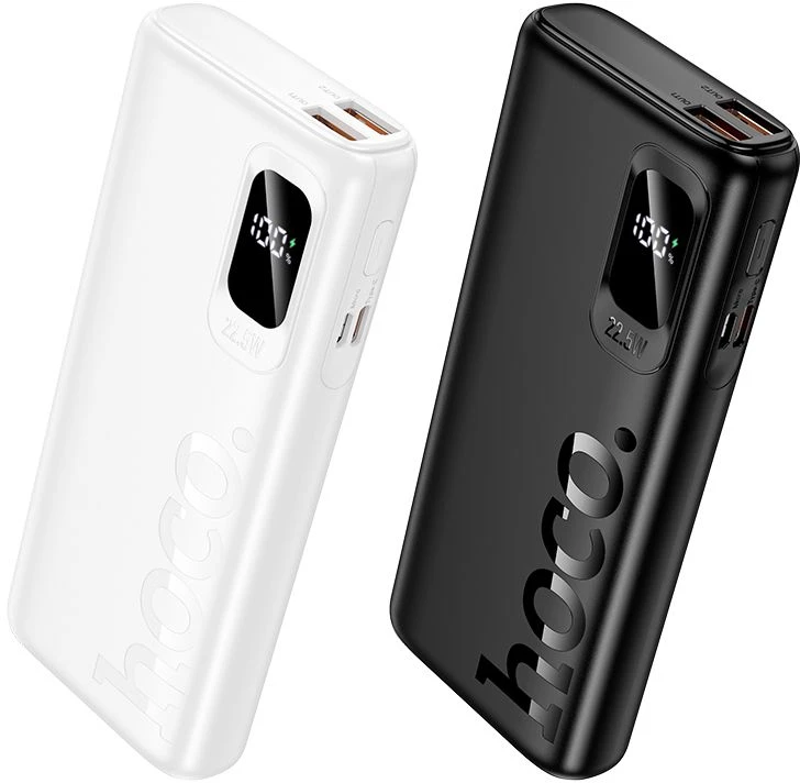 Išorinė baterija Hoco 10000 mAh QC PD 2A 22,5W J158 Pro, balta