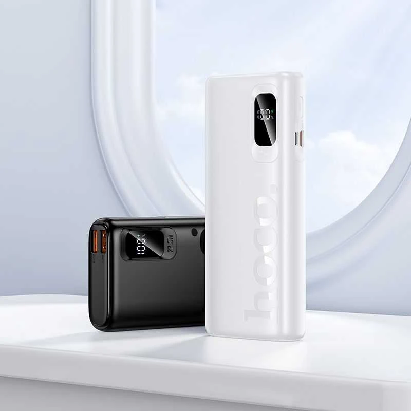 Powerbank Hoco 10000 mAh QC PD 2A 22,5W J158 Pro juodas