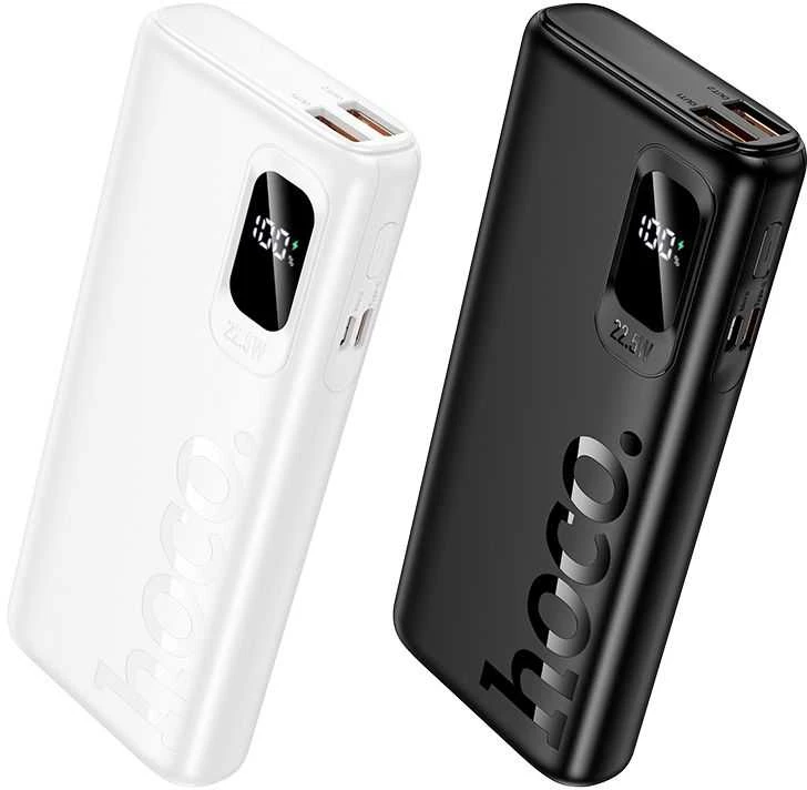 Powerbank Hoco 10000 mAh QC PD 2A 22,5W J158 Pro juodas