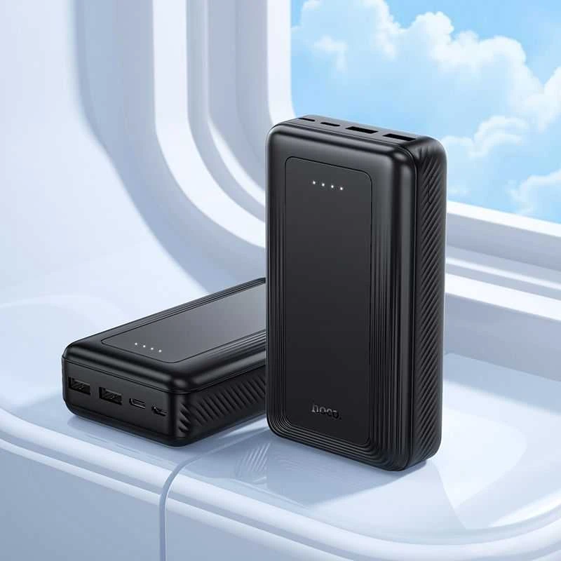 Powerbank Hoco 20000 mAh 2A J165A juodas